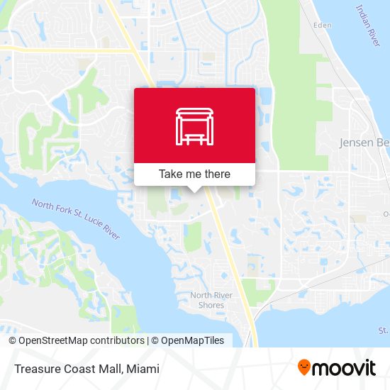Mapa de Treasure Coast Mall
