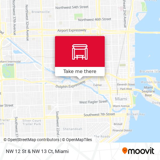 Mapa de NW 12 St & NW 13 Ct