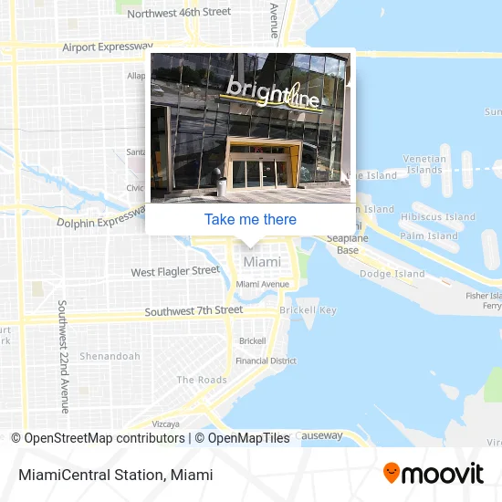 MiamiCentral Station map