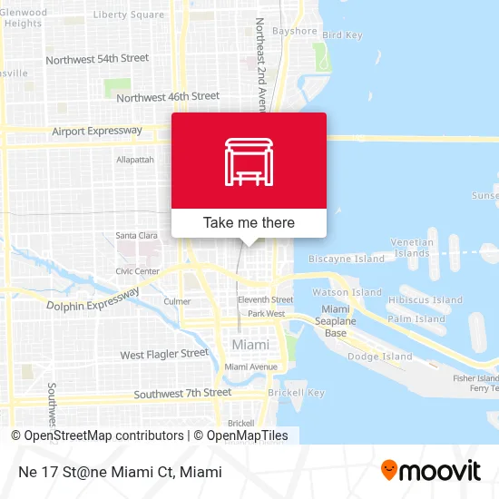 Ne 17 St@ne Miami Ct map