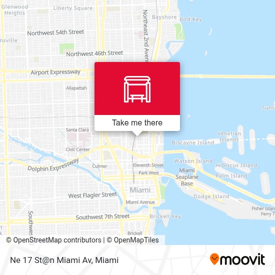 Mapa de Ne 17 St@n Miami Av