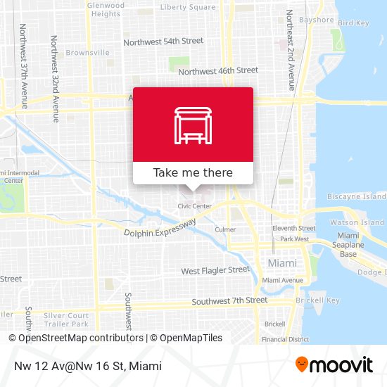 Mapa de Nw 12 Av@Nw 16 St