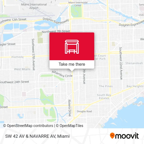 Mapa de SW 42 AV & NAVARRE AV