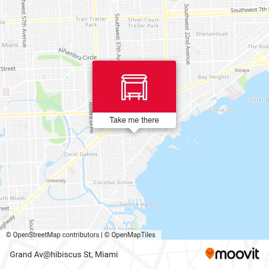 Grand Av@hibiscus St map