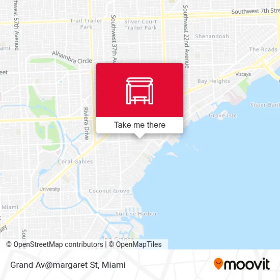 Grand Av@margaret St map