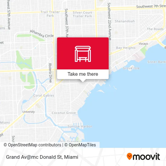 Grand Av@mc Donald St map