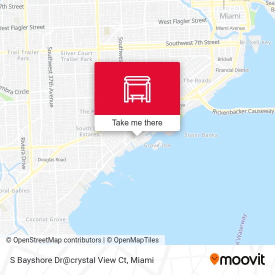 S Bayshore Dr@crystal View Ct map