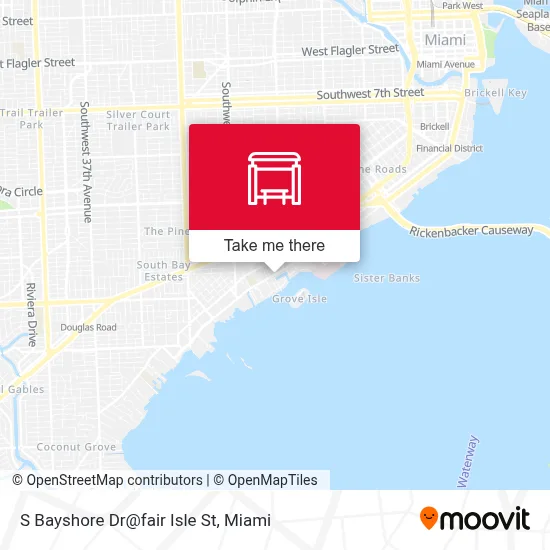 S Bayshore Dr@fair Isle St map