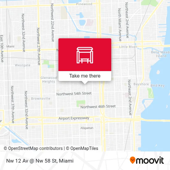 Nw 12 Av @ Nw 58 St map