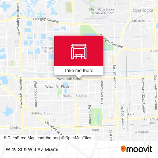 W 49 St & W 3 Av map