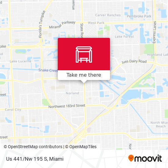 Us 441/Nw 195 S map