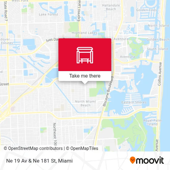 Ne 19 Av & Ne 181 St map