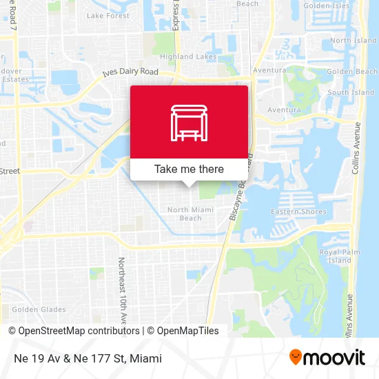 Ne 19 Av & Ne 177 St map