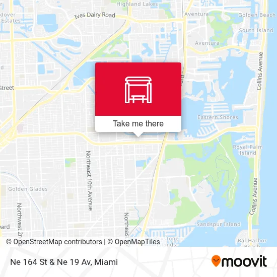 Ne 164 St & Ne 19 Av map