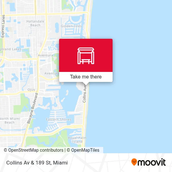 Collins Av & 189 St map