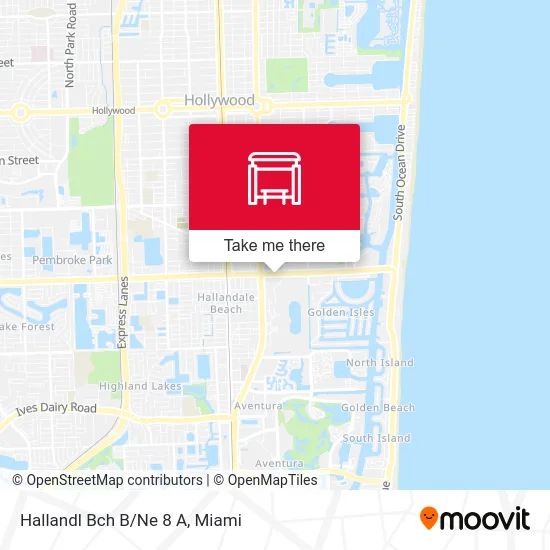 Hallandl Bch B/Ne 8 A map