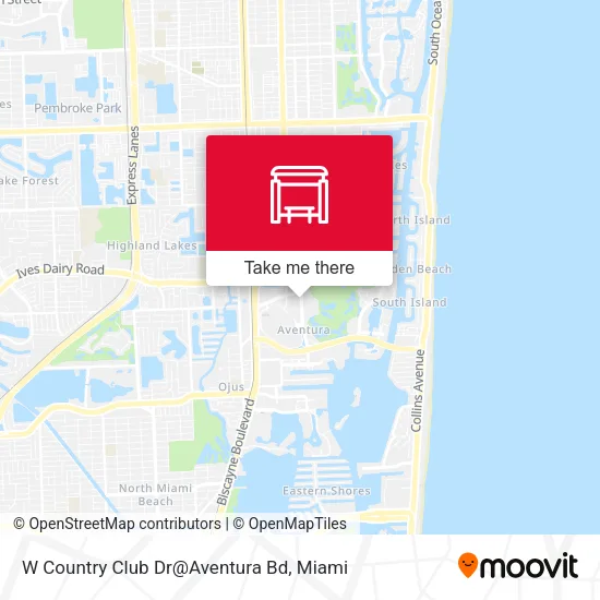 Mapa de W Country Club Dr@Aventura Bd