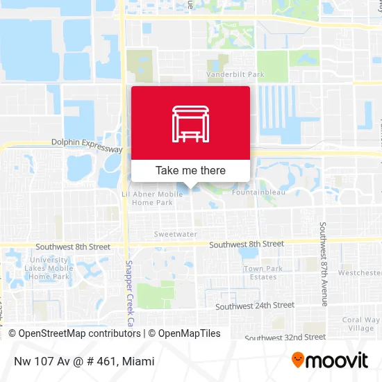 Nw 107 Av @ # 461 map