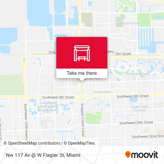 Nw 117 Av @ W Flagler St map