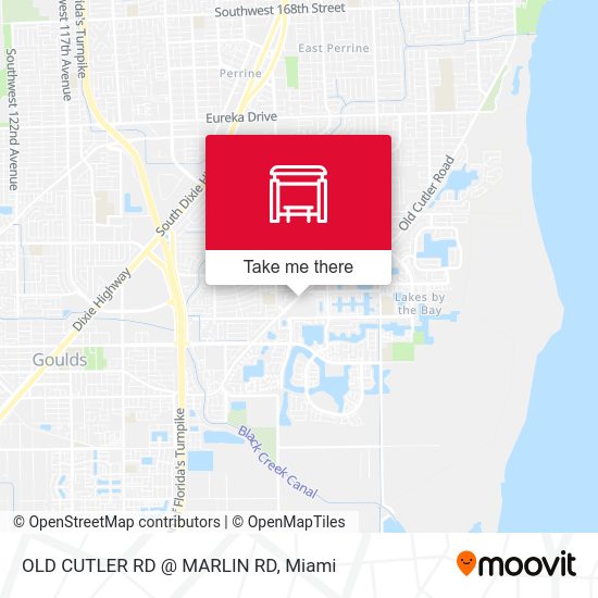 Mapa de OLD CUTLER RD @ MARLIN RD