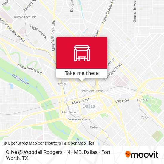 Olive @ Woodall Rodgers - N - MB map