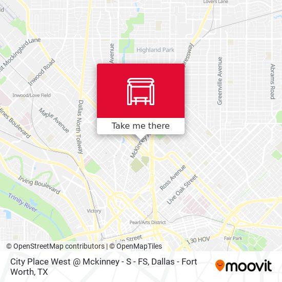 City Place West @ Mckinney - S - FS map