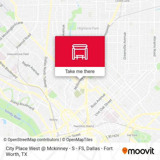 City Place West @ Mckinney - S - FS map