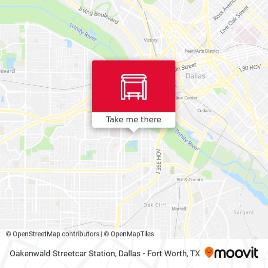 Oakenwald Streetcar Station map