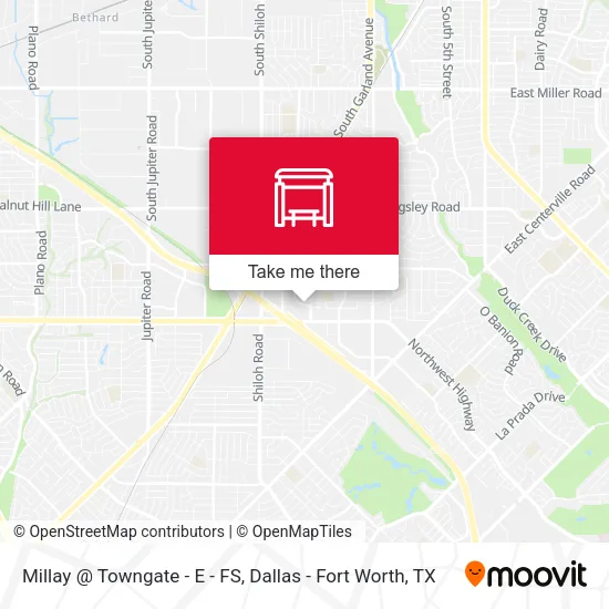 Mapa de Millay @ Towngate - E - FS