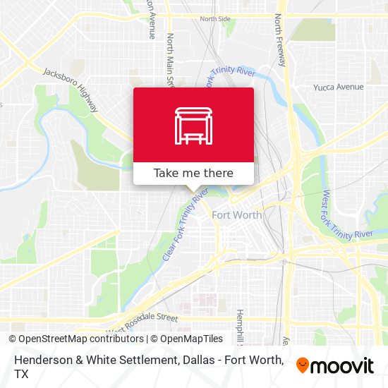 Henderson & White Settlement map