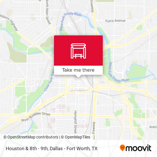 Mapa de Houston & 8th - 9th