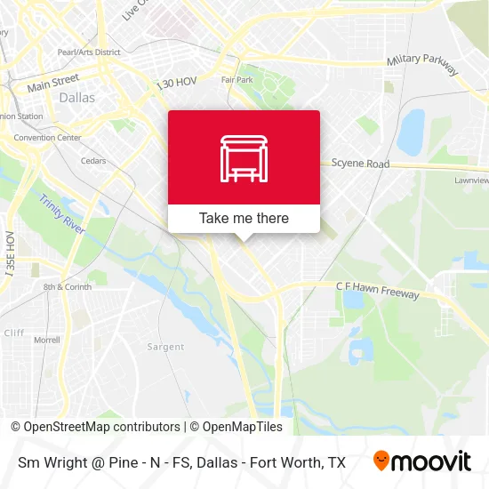 Sm Wright @ Pine - N - FS map