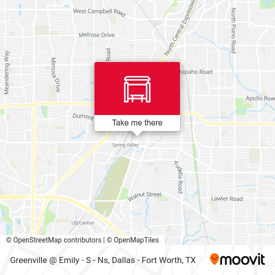 Greenville @ Emily - S - Ns map