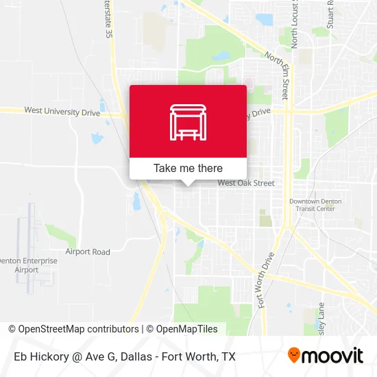 Eb Hickory @ Ave G map