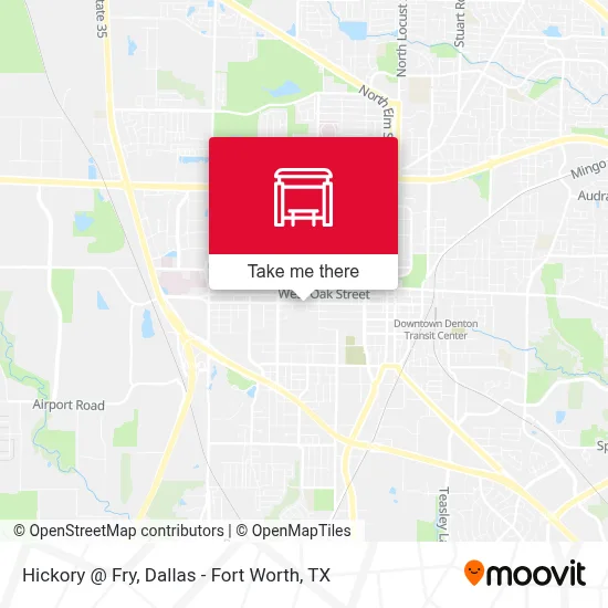 Hickory @ Fry map