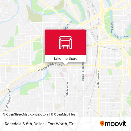 Rosedale & 8th map