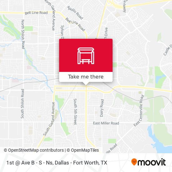 1st @ Ave B - S - Ns map