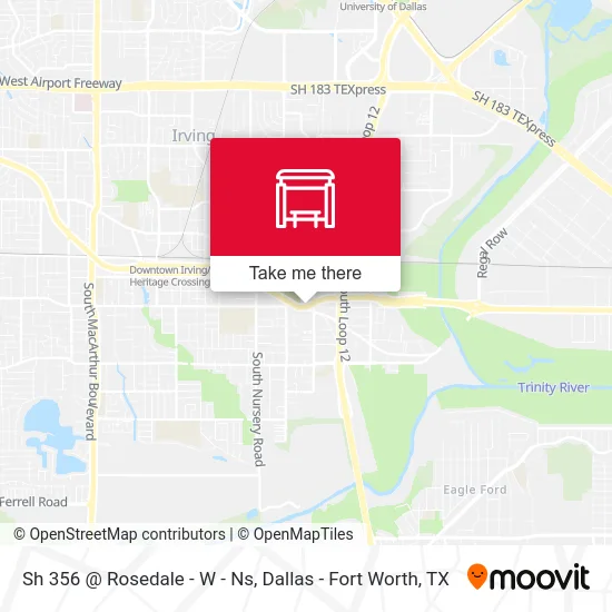 Sh 356 @ Rosedale - W - Ns map