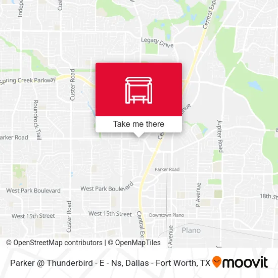 Parker @ Thunderbird - E - Ns map