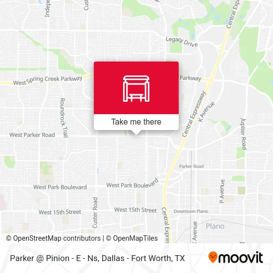 Parker @ Pinion - E - Ns map