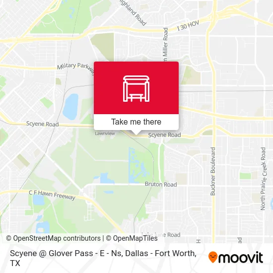 Scyene @ Glover Pass - E - Ns map