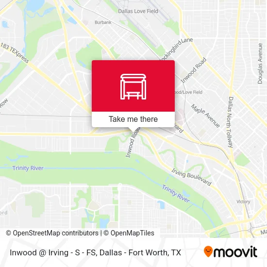 Mapa de Inwood @ Irving - S - FS