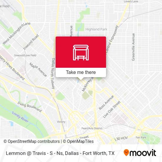 Lemmon @ Travis - S - Ns map