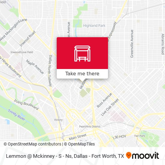 Lemmon @ Mckinney - S - Ns map