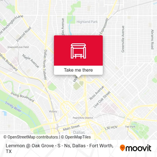 Lemmon @ Oak Grove - S - Ns map