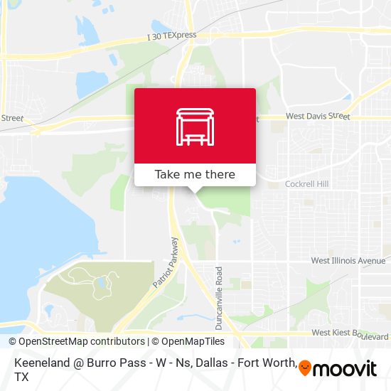 Keeneland @ Burro Pass - W - Ns map