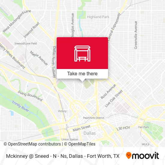 Mapa de Mckinney @ Sneed - N - Ns