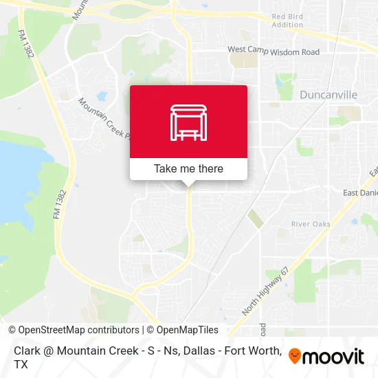 Clark @ Mountain Creek - S - Ns map