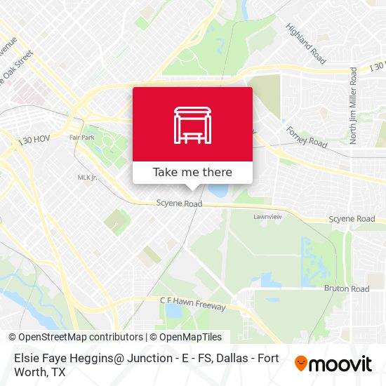 Elsie Faye Heggins@ Junction - E - FS map