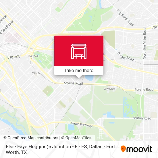 Elsie Faye Heggins@ Junction - E - FS map